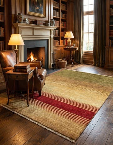 4' 11 x 6' 10 Shayan Wool Rug