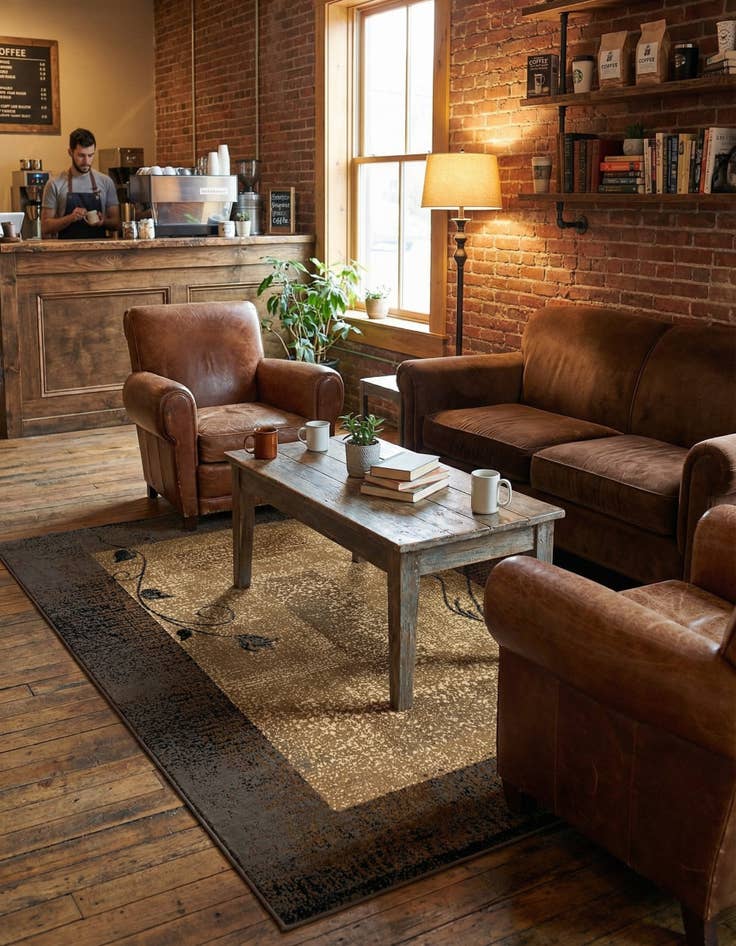 Detail image of  7' x 10' Cafe Rug