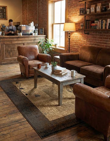 7' x 10' Cafe Rug