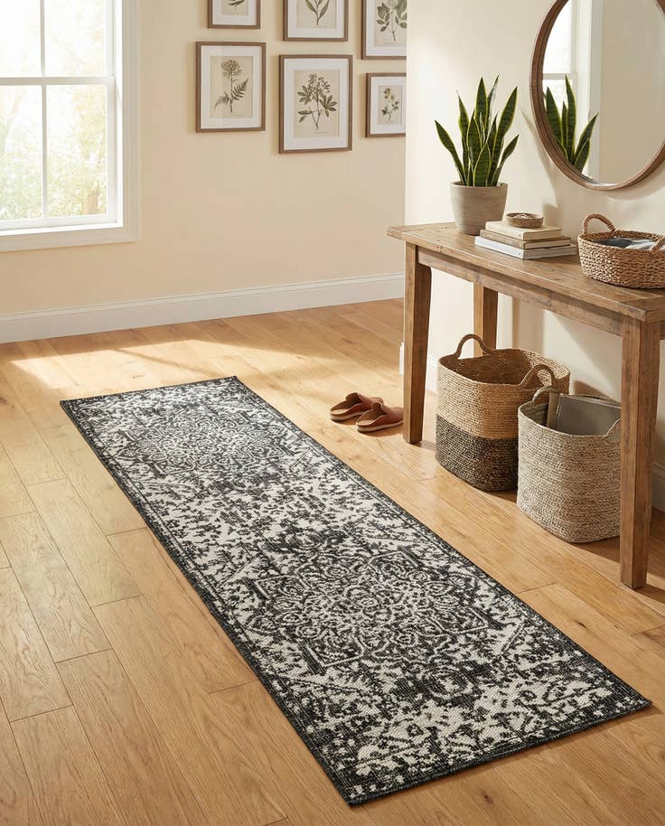 Detail image of 2' x 8' Easy-Clean Jill Zarin Dubai Indoor / Outdoor Runner Rug