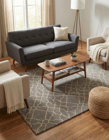 5' x 8' Luna Wool Rug