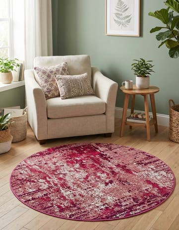 4' x 4' Starlight Round Rug