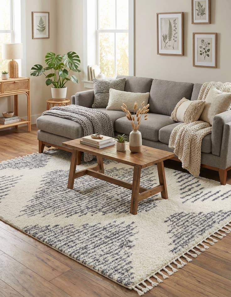 Detail image of 7' 10 x 10' Serenity Shag Rug