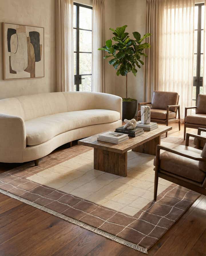 6' 5 x 9' 10 Hand Knotted Darya Wool Rug