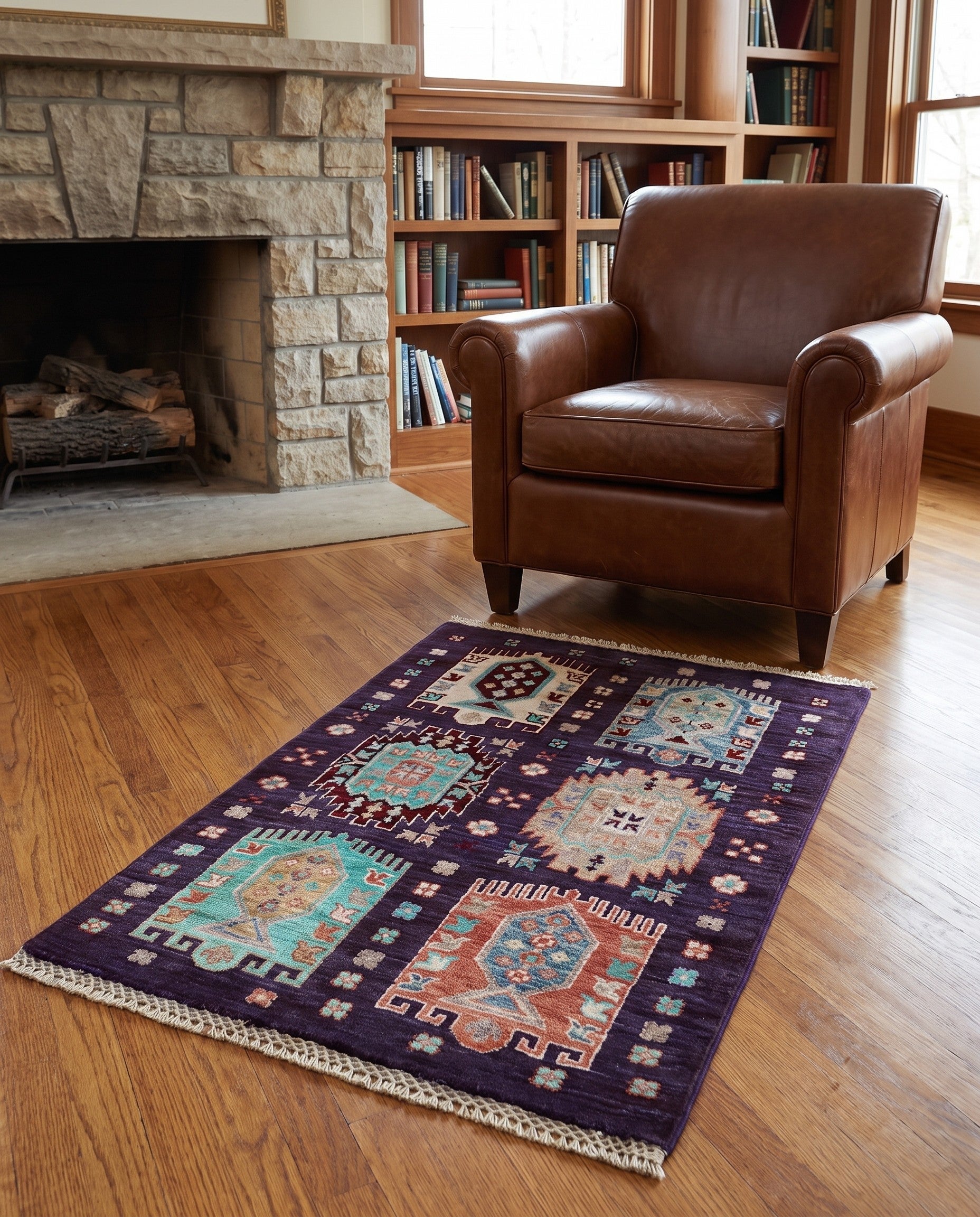 2' x 3' Hand Knotted Ariana Ziegler Rug