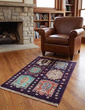 2' x 3' Hand Knotted Ariana Ziegler Rug