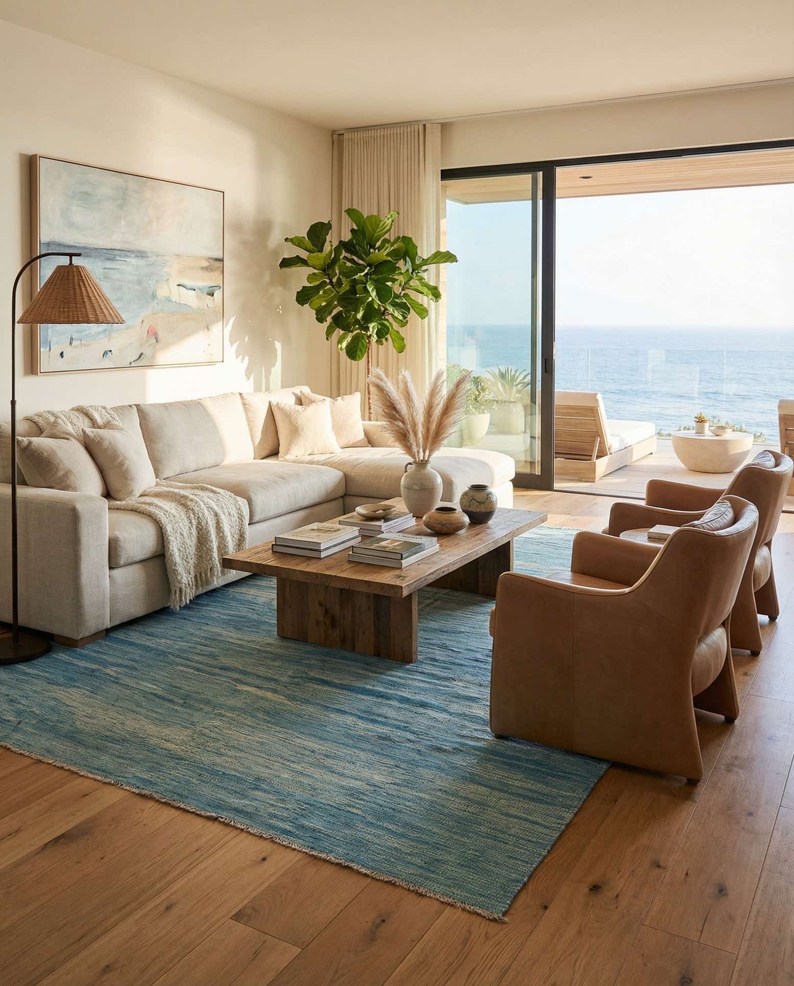 6' 3 x 9' 5 Hand Woven Kilim Modern Wool Rug