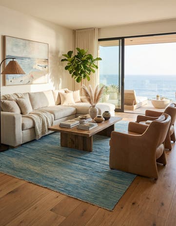 6' 3 x 9' 5 Hand Woven Kilim Modern Wool Rug