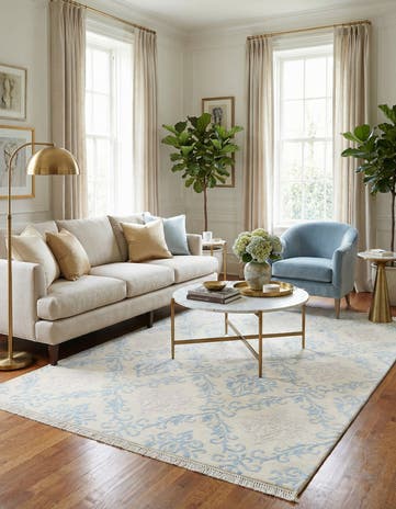 5' 7 x 7' 10 Hand Knotted Darya Rug