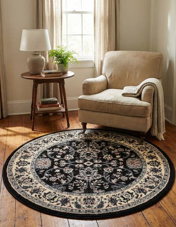 4' x 4' Yasmin Round Rug