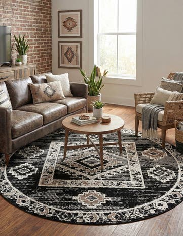 7' x 7' Cherokee Round Rug