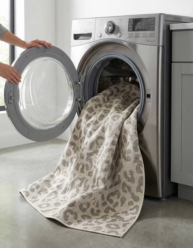 Detail image of  4' x 6'  Washable Safari Indoor / Outdoor Rug