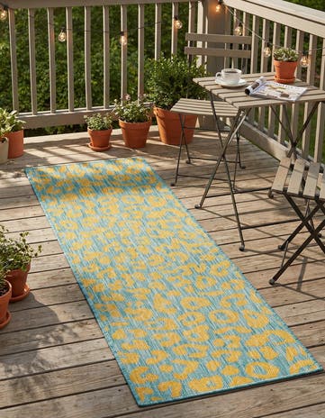 2' x 6' Easy-Clean Safari Indoor / Outdoor Runner Rug