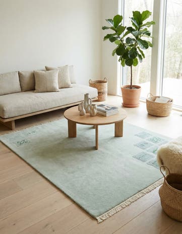 5' 8 x 7' 7 Hand Knotted Nepal Wool Rug