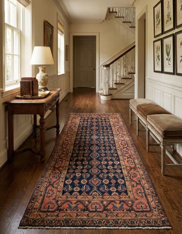 3' 6 x 10' 1 Hamedan Runner Rug