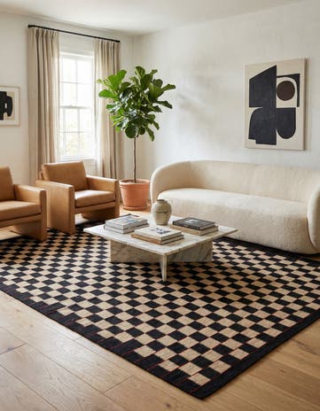 5' 8 x 7' 7 Hand Woven Kilim Modern Wool Rug