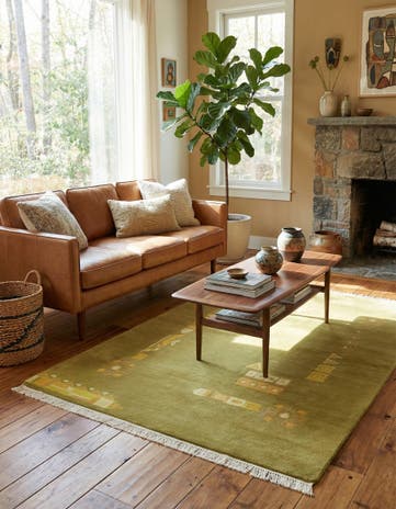 4' x 6' Hand Knotted Nepal Wool Rug