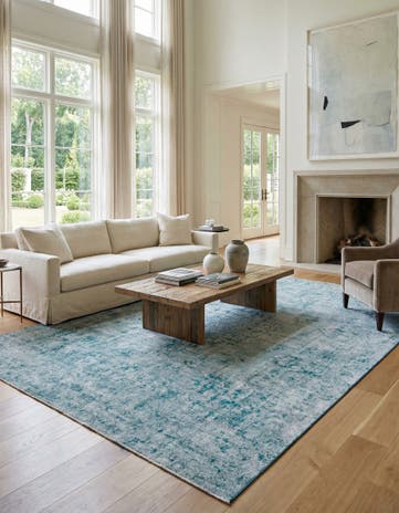 9' x 12' 5 Hand Knotted Ultra Vintage Persian Wool Rug