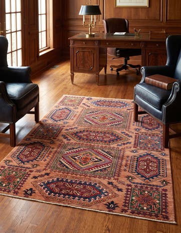 5' x 6' 5 Hand Knotted Kazak Rug