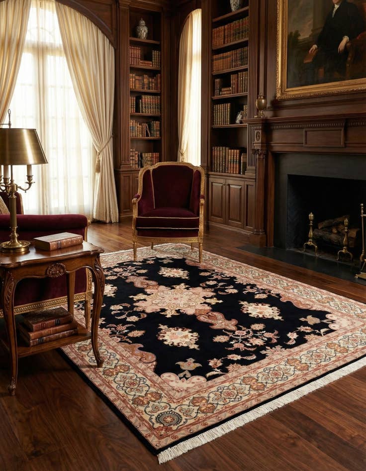 Detail image of  5' x 6' 11 Tabriz Rug