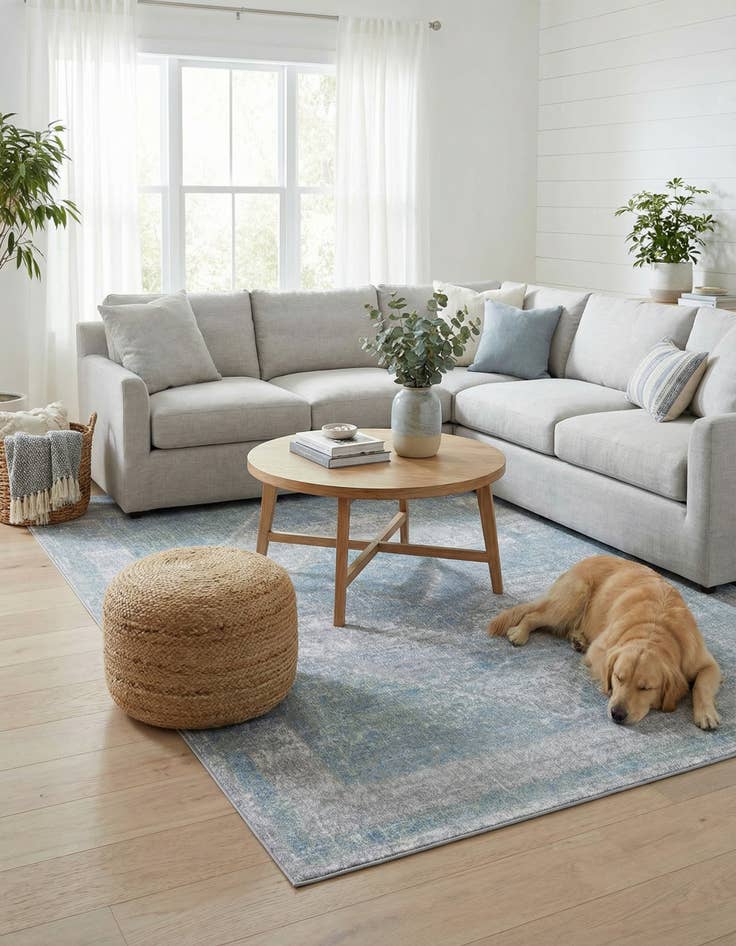 Detail image of 6' x 9' Kamala Washable Rug