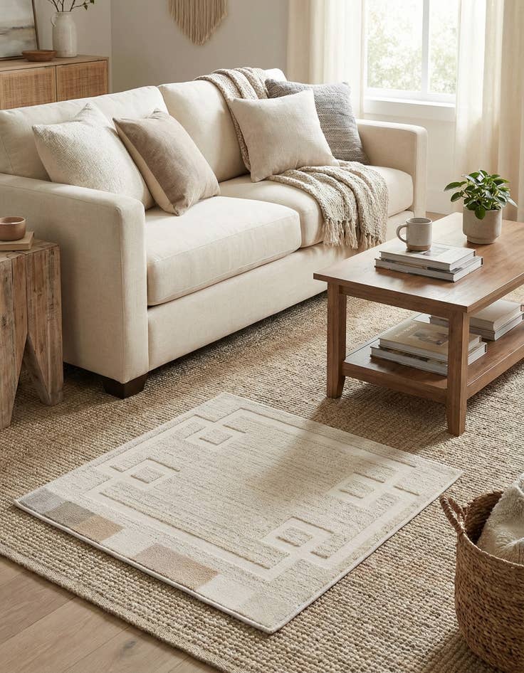 Detail image of Jill Zarin 1' 8 x 1' 8 Uptown Lenox Hill Sample Rug