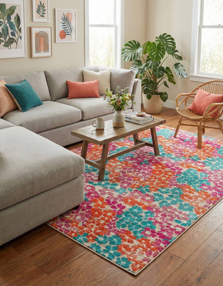 Detail image of 10' x 14' Azalea Rug