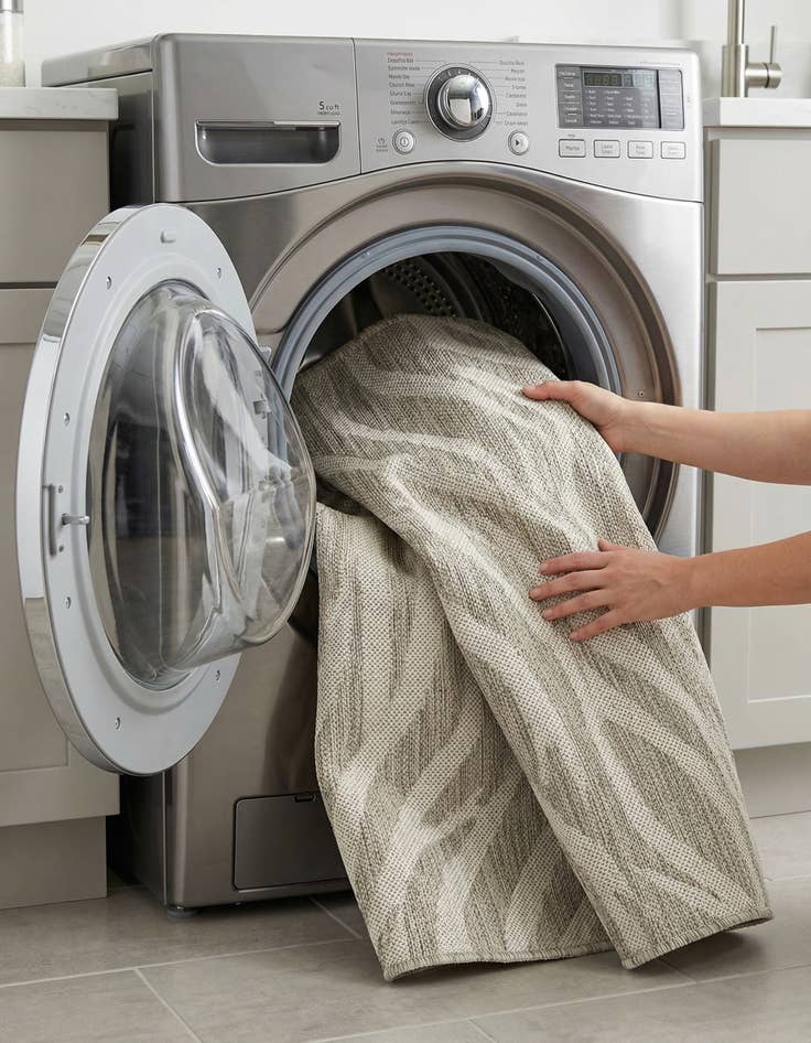 Detail image of 3' x 5' 3  Washable Safari Indoor / Outdoor Rug