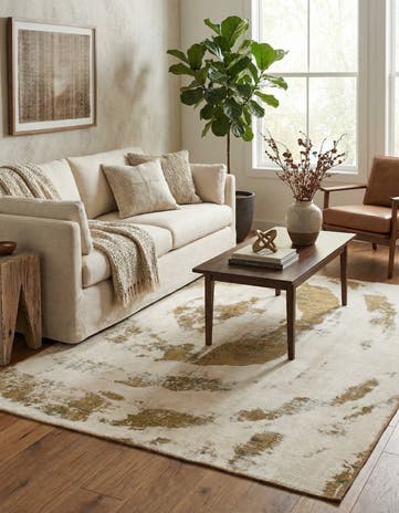 5' 6 x 7' 5 Hand Knotted Ultra Vintage Persian Wool Rug