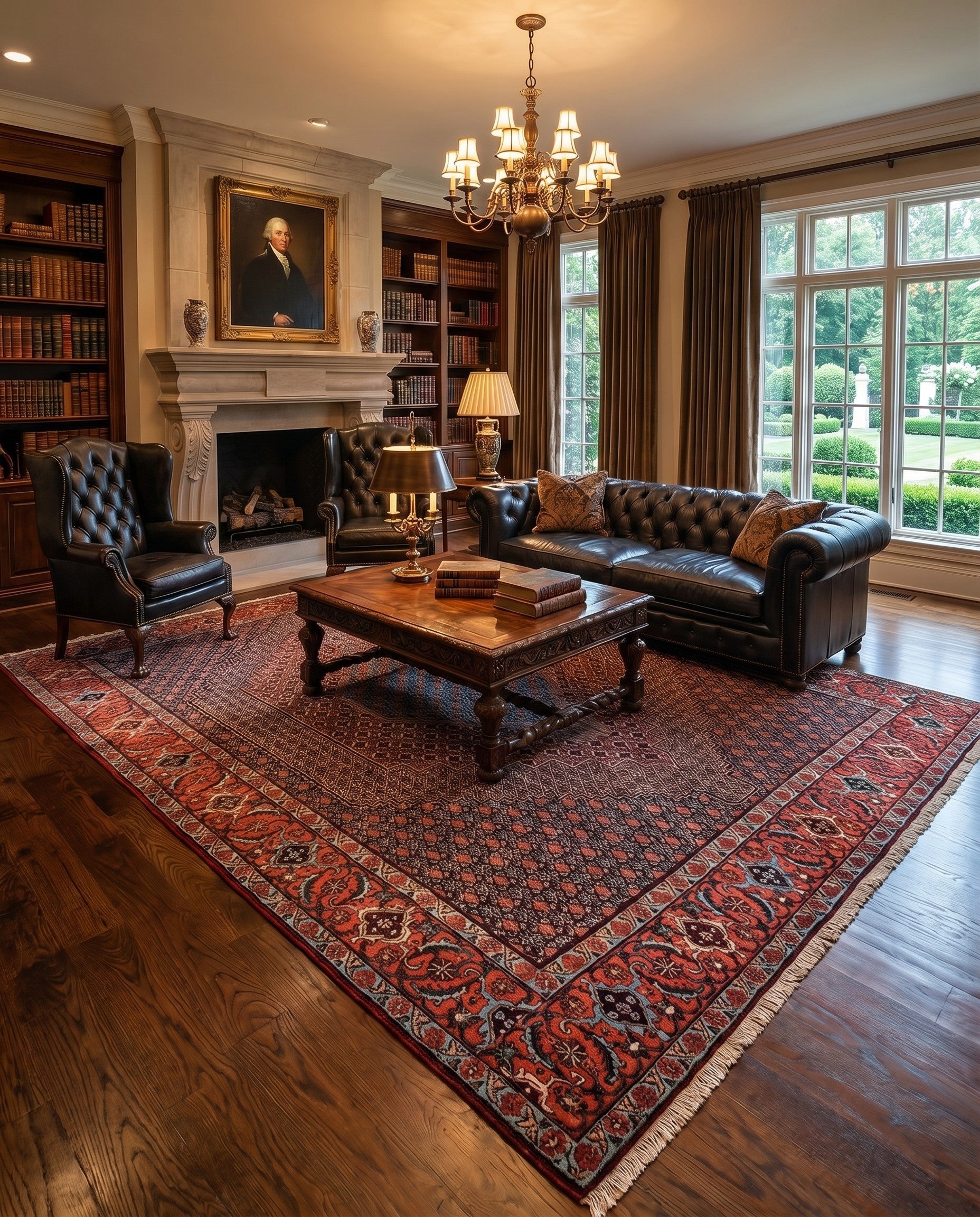 8' x 11' 6 Bidjar Wool Rug