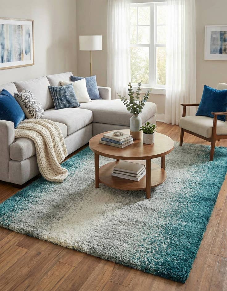 Detail image of  7' x 10' Soft Touch Shag Rug