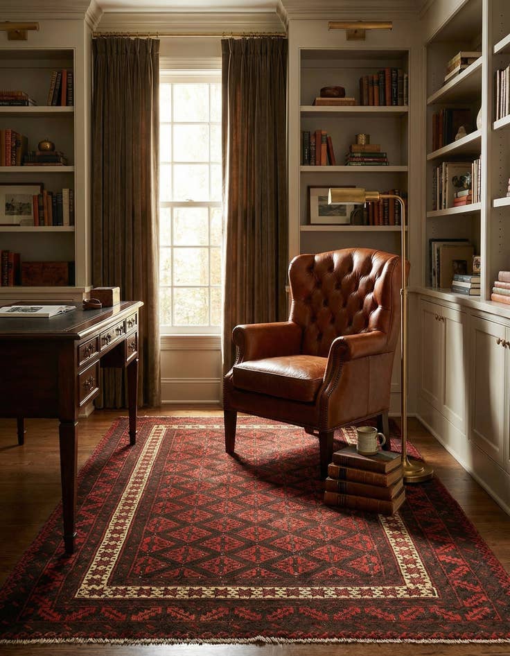 Detail image of 4' x 6' 6 Balouch Rug