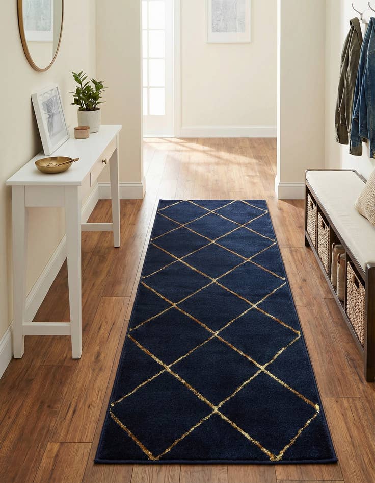 Detail image of 2' x 5' Vogue Geo Runner Rug