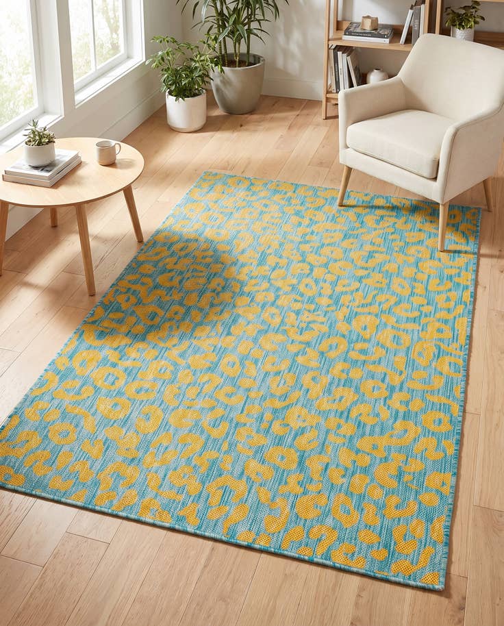 Detail image of 4' x 6' Easy-Clean Safari Indoor / Outdoor Rug