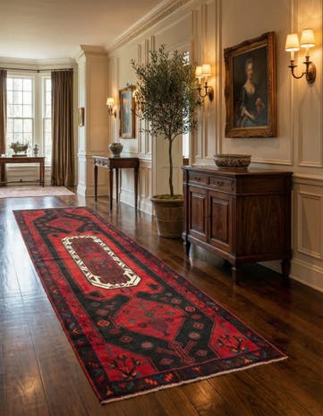 4' 2 x 14' 1 Hamedan Runner Rug