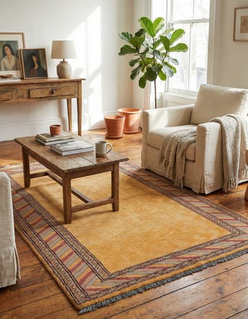 3' 3 x 5' Hand Knotted Kashkuli Gabbeh Oriental Wool Rug