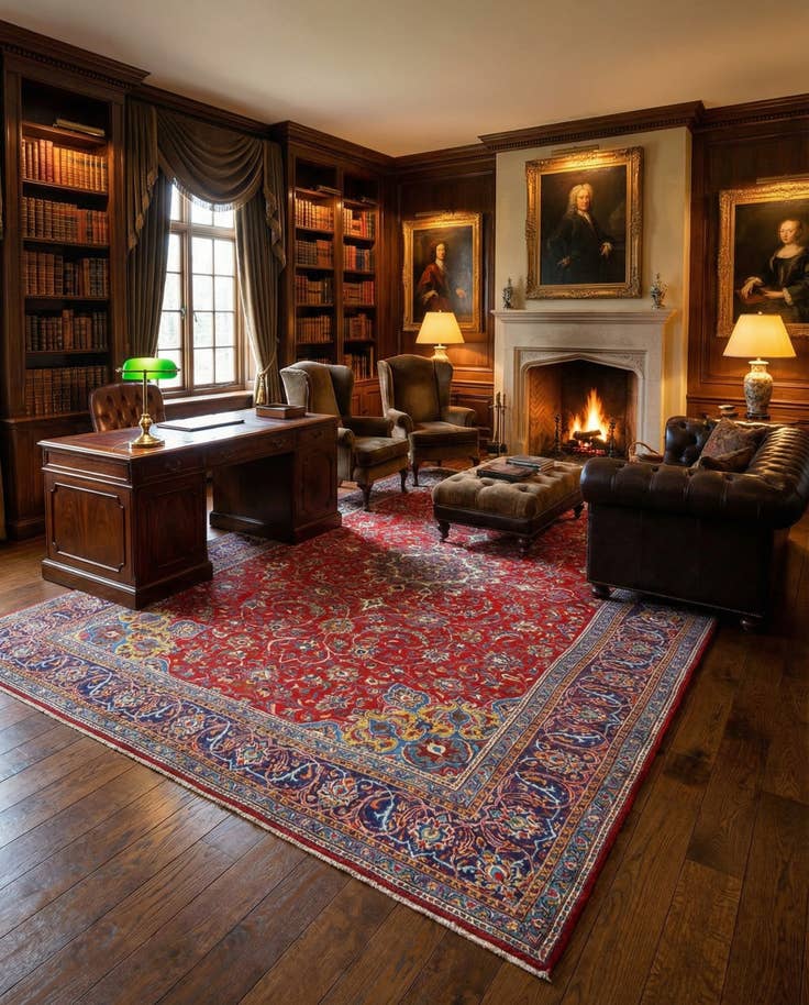 Detail image of 8' x 11' 3 Sarouk Rug