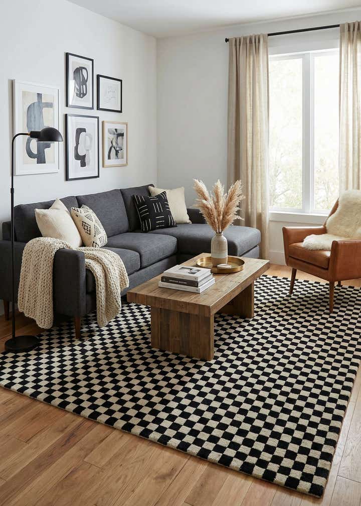 7' 10 x 10' Hand Tufted Wool Rug