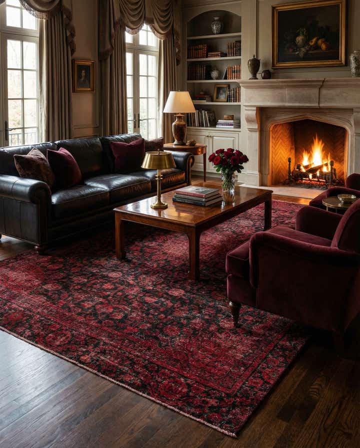 8' x 11' 9 Hand Knotted Ultra Vintage Persian Wool Rug