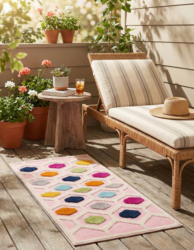 Detail image of 2' x 3'  Washable Aruba Indoor / Outdoor Rug