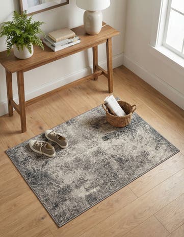 Dark Gray Monte Carlo Rug