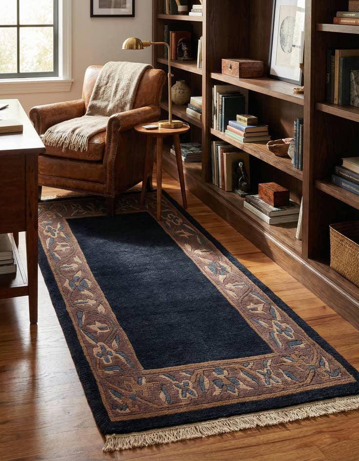 Detail image of  2' 6 x 4' 10  Hand Knotted Tibet Wool Rug