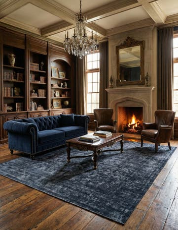 9' 10 x 12' 8 Vintage Royal Wool Rug