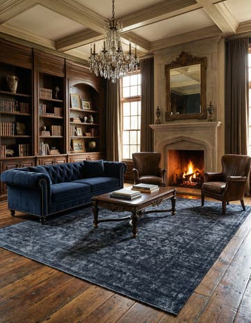 9' 10 x 12' 8 Vintage Royal Wool Rug