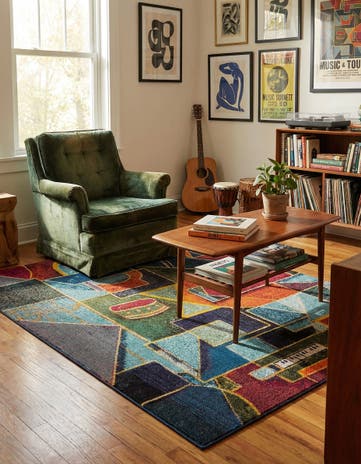 5' 3 x 8' Washable Haerfest Rug