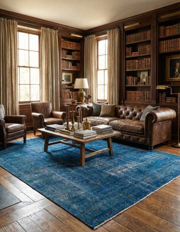 6' 2 x 9' 5 Hand Knotted Ultra Vintage Persian Wool Rug