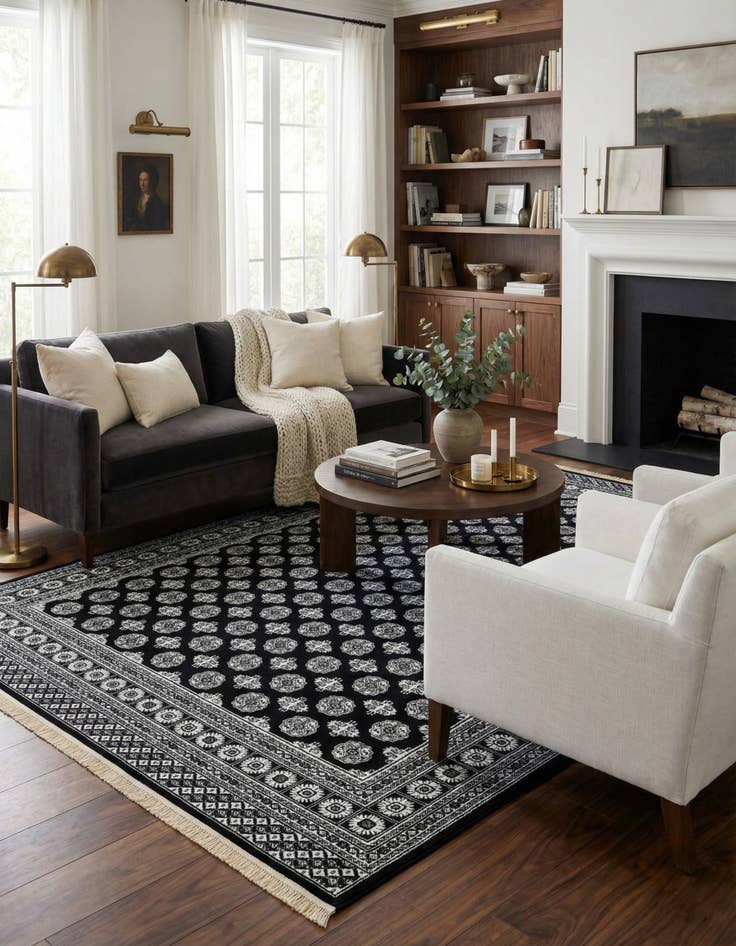 Detail image of  10' x 14' Bokhara Rug