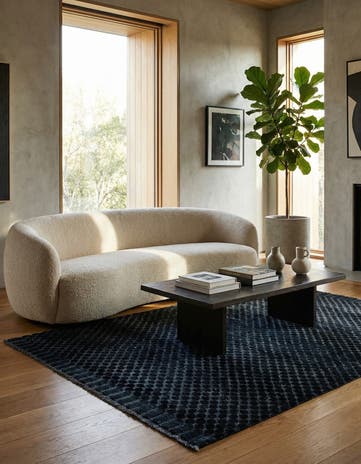 5' 2 x 8' 6 Hand Knotted Darya Wool Rug