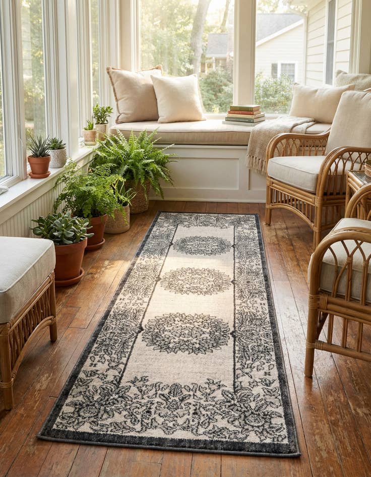 Detail image of 2' x 6' Eco Traditional Runner Rug