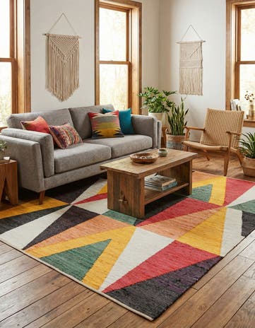 Hand Braided Chindi Cotton Rug